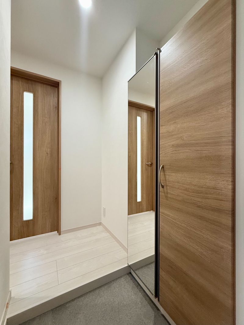 玄関　明るい玄関です