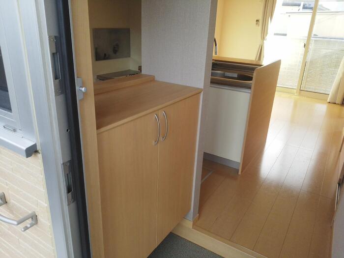 玄関　玄関部分・シューズボックス付きです♪