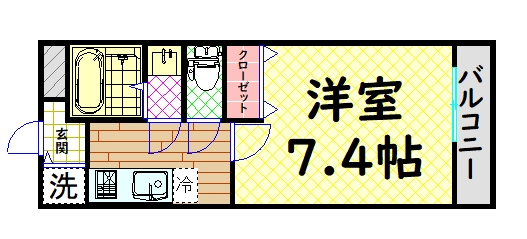 フジパレス水池の間取り写真
