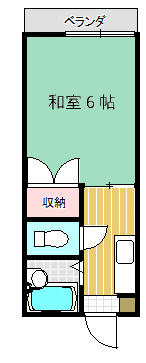 サンハイツの間取り写真
