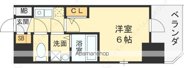 エスリードレジデンス梅田フロントの間取り写真