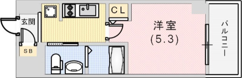 エスリード神戸WESTの間取り写真