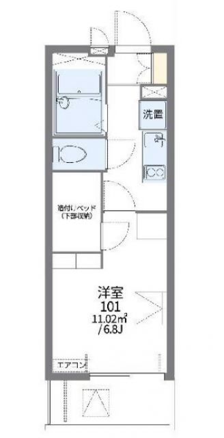 レオパレスシャルマンIIの間取り写真