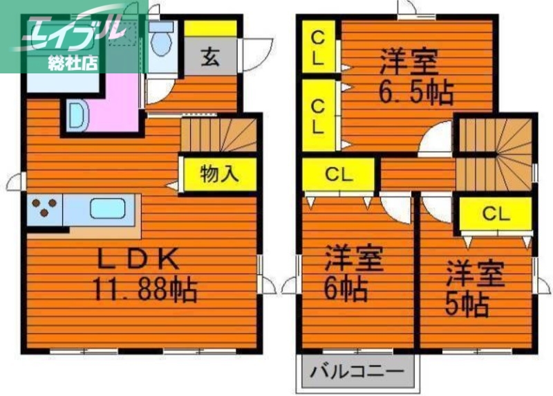 プリメールIII Bの間取り写真