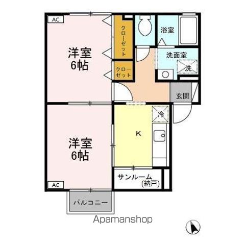 Centre・Y Bの間取り写真