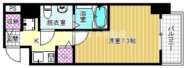 ロイヤルレジデンス北梅田の間取り写真