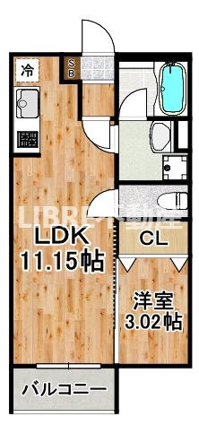 Feliz梅香の間取り写真