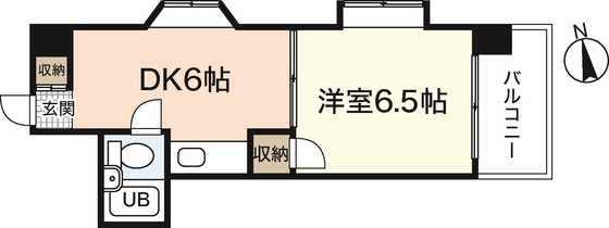 広島市中区舟入中町のマンションの間取り