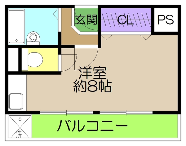 光マンションの間取り