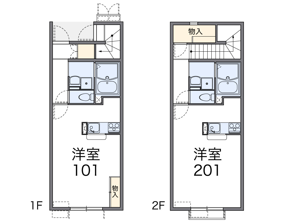 レオネクストリベールハイツの間取り