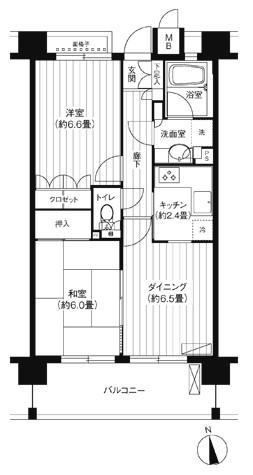 パシフィーク品川の間取り