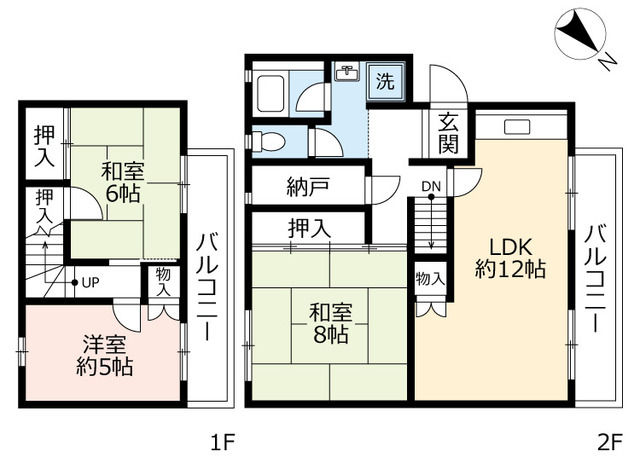 ＵＲ鳴子の間取り