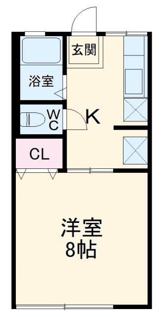 静岡県富士市横割１（アパート）の賃貸物件の間取り
