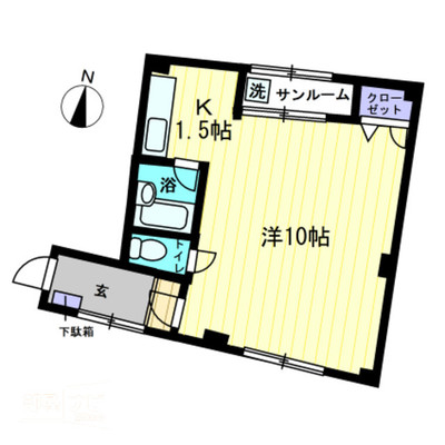 宮脇第１５マンションの間取り