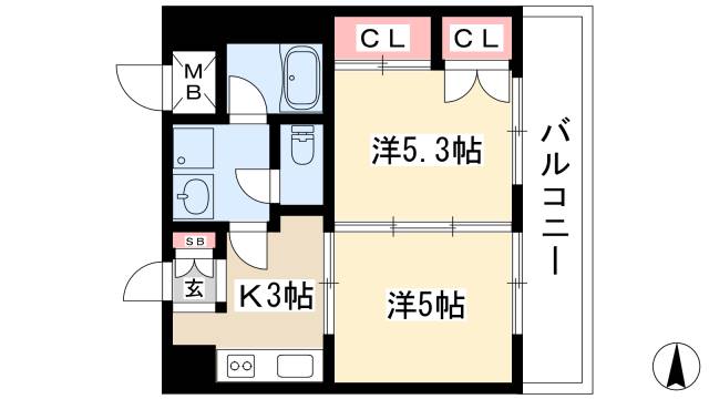 第2タジックビルの間取り