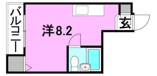 松山市本町のマンションの間取り