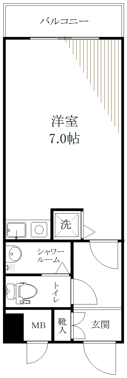 ライオンズマンション元浅草の間取り