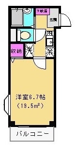 サンルート所沢の間取り