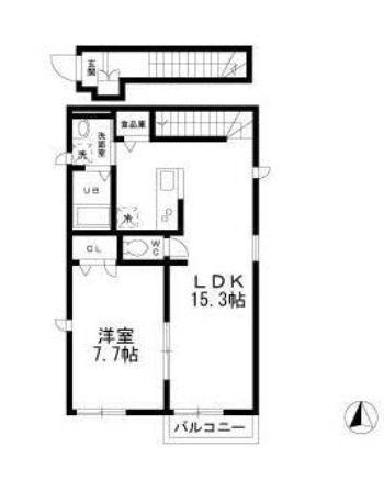 葛飾区細田のアパートの間取り