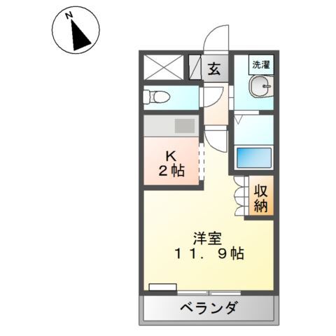 コンフォース壱番館の間取り