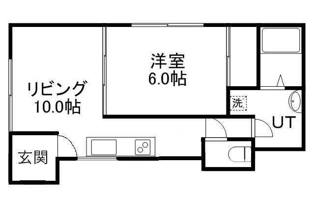 ユースフラット緑の間取り