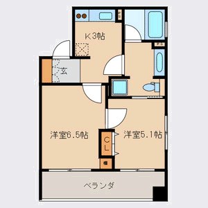 第３三洋ビルの間取り