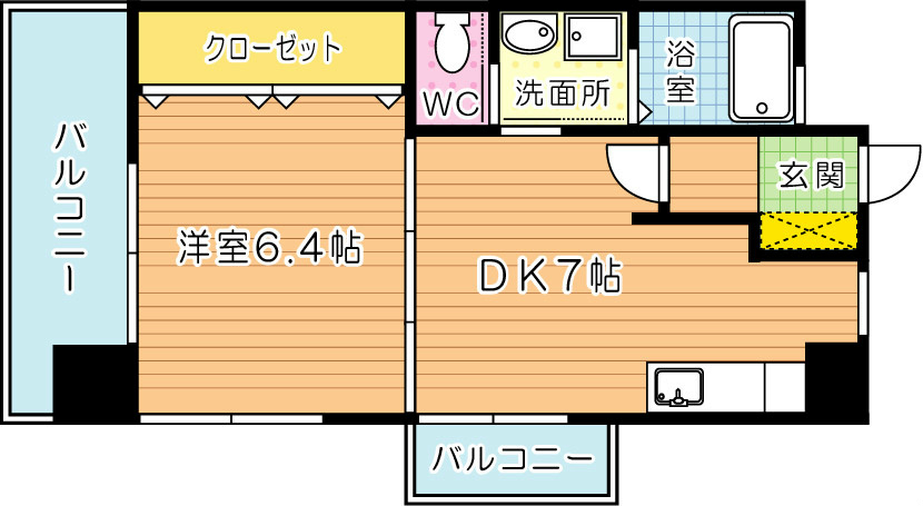 フェルト1113の間取り