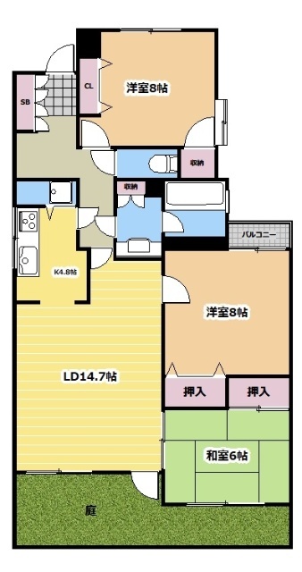 パルナス岳見町の間取り