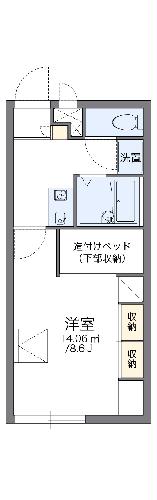 レオパレスフォーセスの間取り