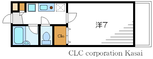 江戸川区東葛西のマンションの間取り