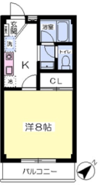 御殿場市新橋のマンションの間取り