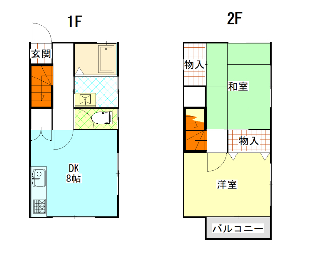 くじらはうすの間取り