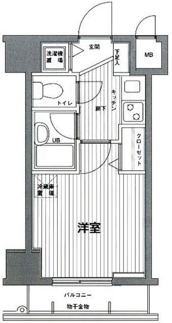 グランド・ガーラ麻布十番の間取り