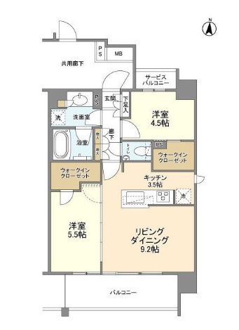 JP noie 阿佐ヶ谷の間取り