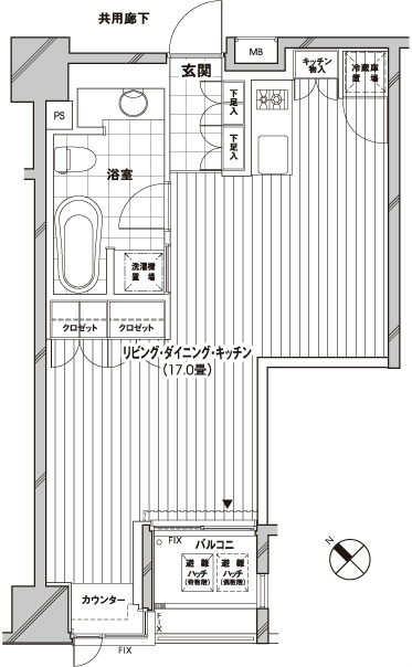 CASTALIA 銀座の間取り