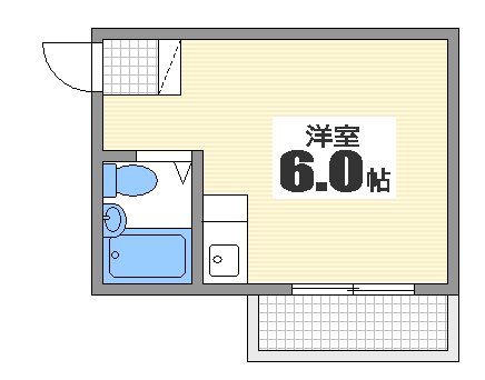 広島市中区堺町のマンションの間取り