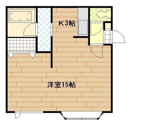 パークアベニュー新富の間取り