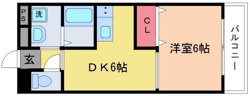 豊中市庄内西町のマンションの間取り