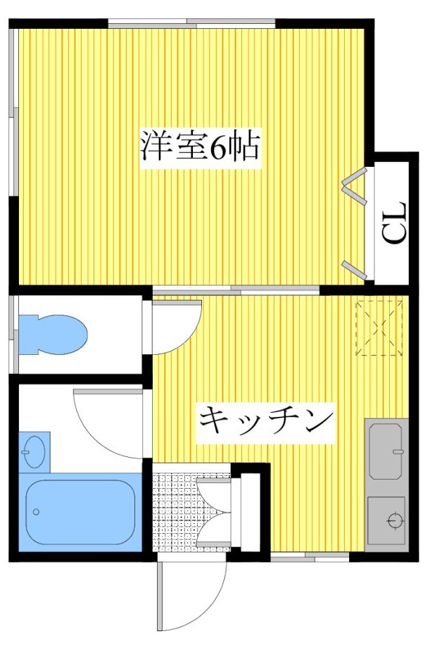 ハイツアオキの間取り