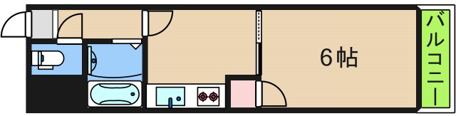 ビジタル丸山通の間取り