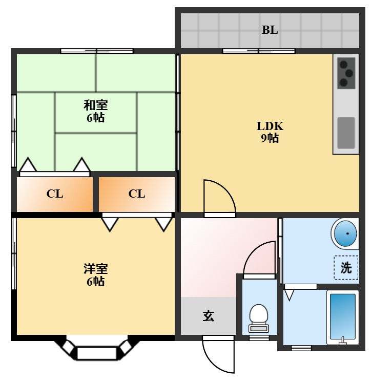 ハイツタカミの間取り