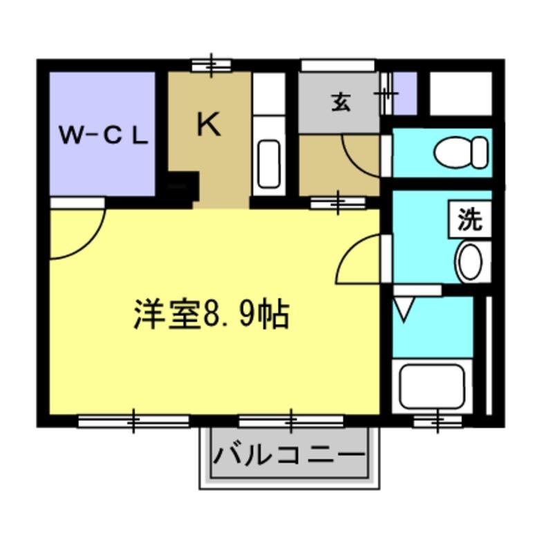 アムール上野台Iの間取り