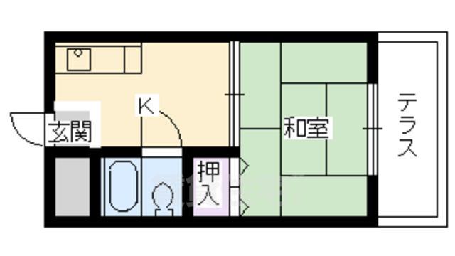 コーポ岸野の間取り