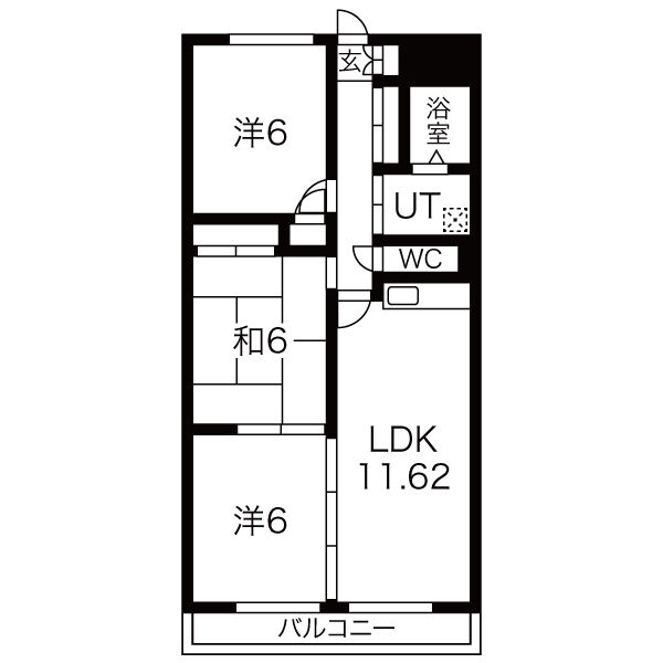 Comfort高蔵寺の間取り