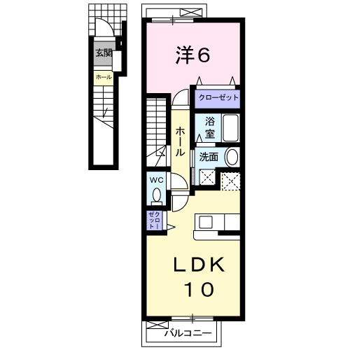 サンタクルス　Ａの間取り