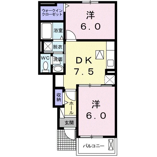 ロココの間取り