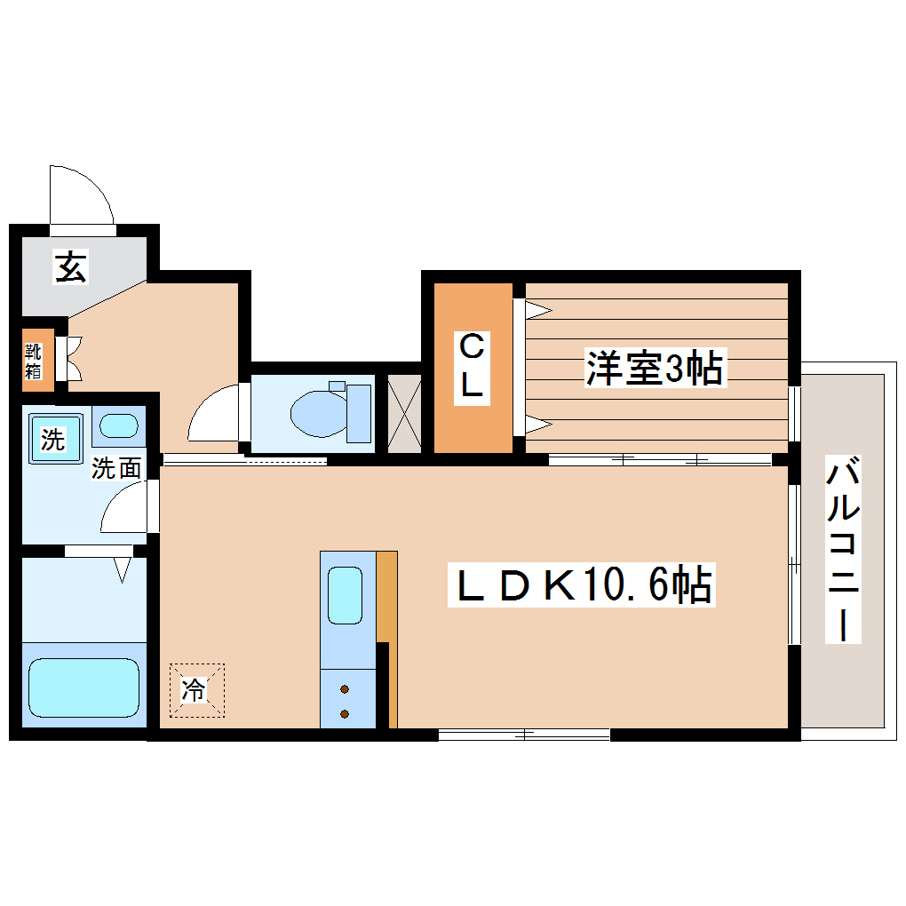 リーフ・サンシティ北仙台の間取り