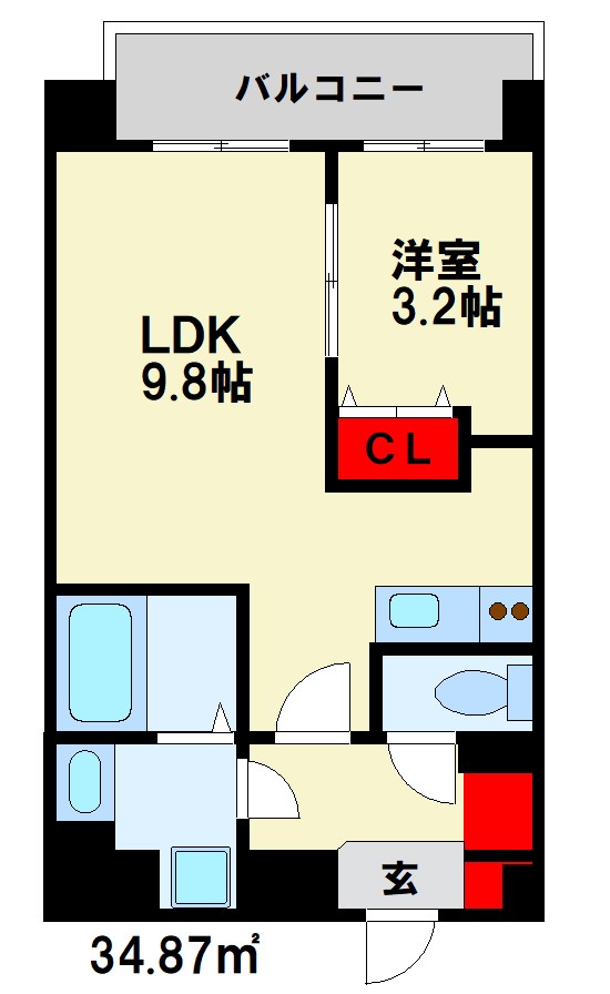 メゾンドボヌールの間取り