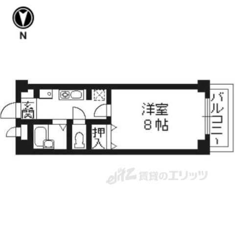 【宇治市槇島町のマンションの間取り】