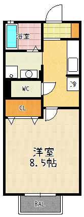 メゾンリヴェールの間取り